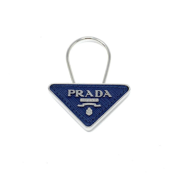 Prada store triangle keychain
