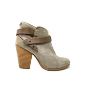Rag & Bone Suede Ankle Boots Straps Brown Consignment Shop From Runway With Love
