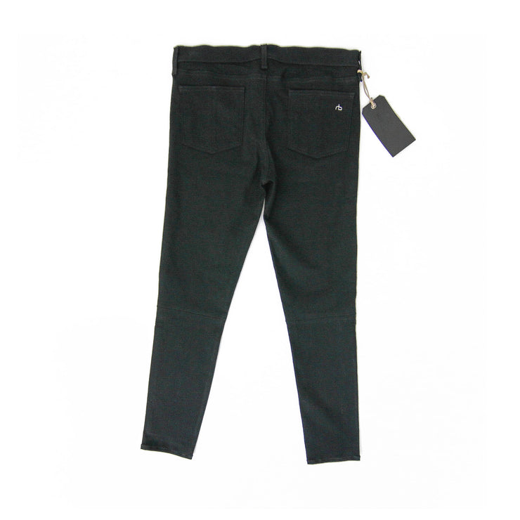 Rag & Bone Hyde Leather Panel Skinny Jeans