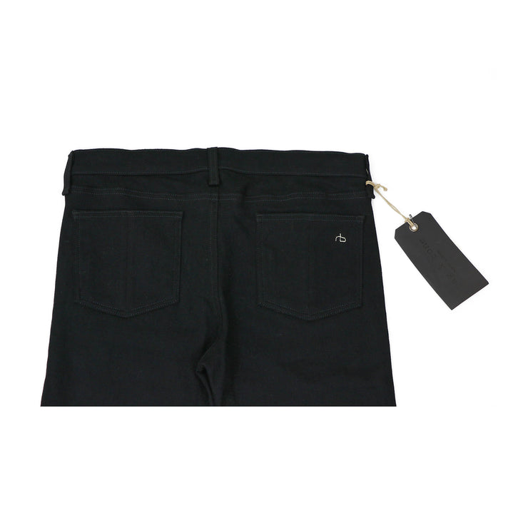 Rag & Bone Hyde Leather Panel Skinny Jeans