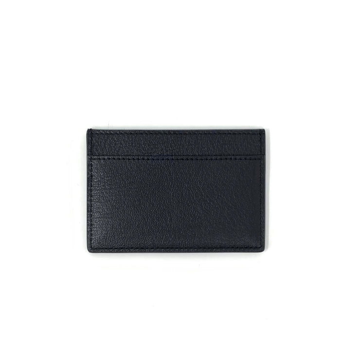 Leather Card Holder in Black - Saint Laurent