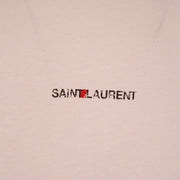 Saint Laurent Graphic Crew Neck T-Shirt delavé destroyed jersey From Runway With Love