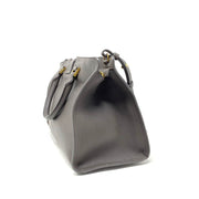 Saint Laurnet Small Classic Cabas Y Bag Gray Gold Consignment Shop From Runway With Love