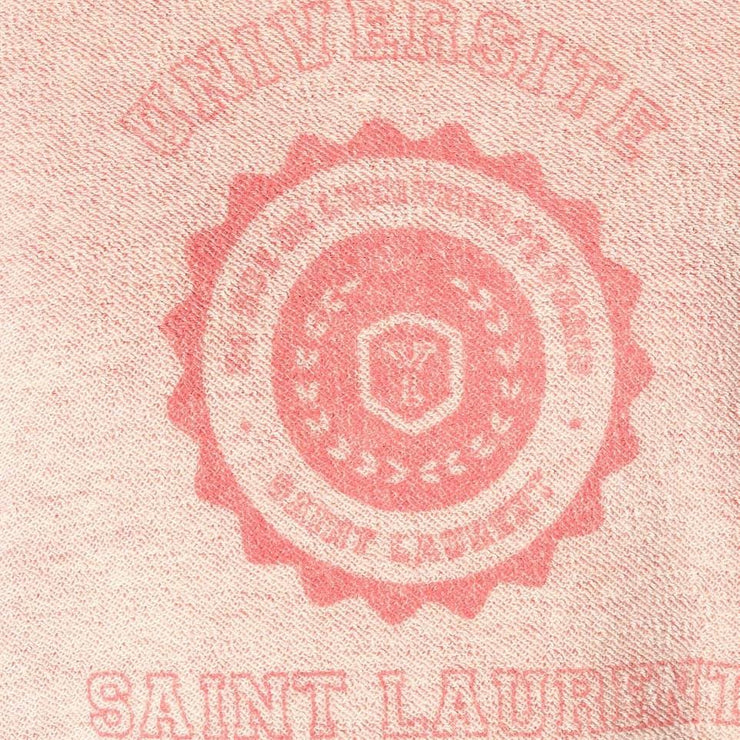 Saint Laurent University Graphic Print Hooded Sweatshirt Consignment Shop From Runway With Love