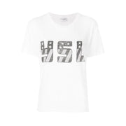 Saint Laurent T-shirt YSL American Flag logo Consignment Shop From Runway With Love