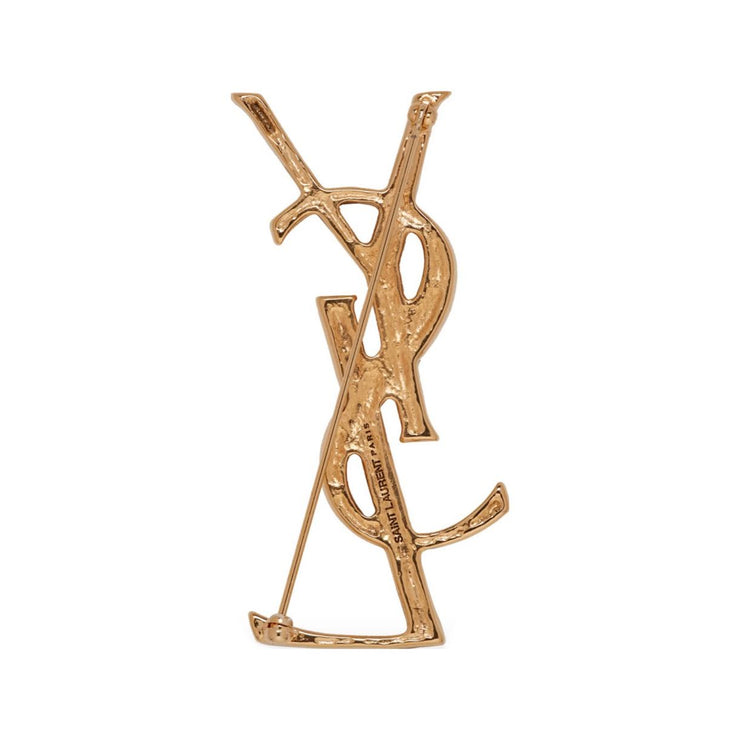 SAINT LAURENT Opyum YSL engraved brooch · VERGLE