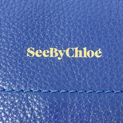 See By Chloe Leather Satchel Handbag Blue Consignment Shop From Runway With Love