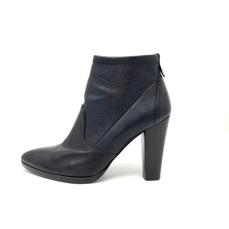 Stuart Weitzman Black Leather Ankle Boots Designer Consignment From Runway With Love