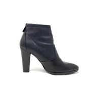 Stuart Weitzman Black Leather Ankle Boots Designer Consignment From Runway With Love