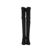 Stuart Weitzman Black Highland Suede Boots Designer Consignment From Runway With Love 