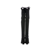Stuart Weitzman Black Highland Suede Boots Designer Consignment From Runway With Love 