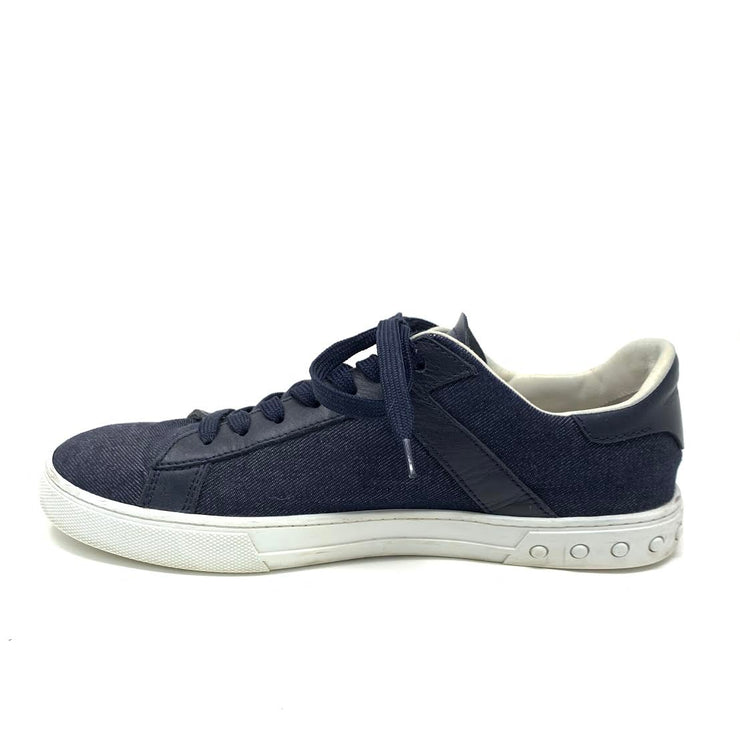 Tod's Denim Sneakers Designer Consignment From Runway With Love