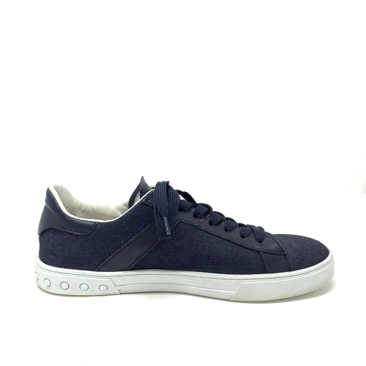 Tod's Denim Sneakers Designer Consignment From Runway With Love