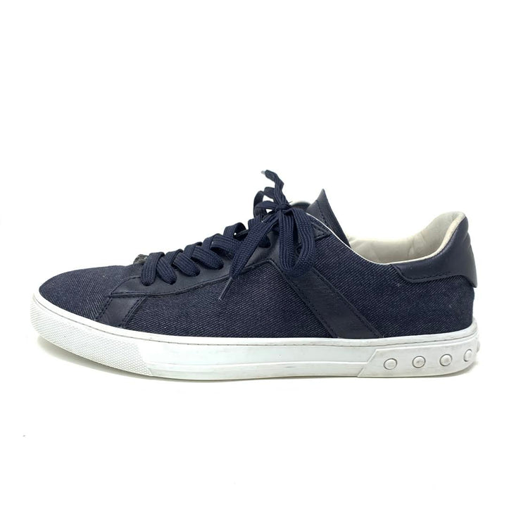 Tod's Denim Sneakers Designer Consignment From Runway With Love