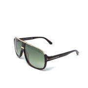 Tom Ford Elliot Square Sunglasses TF335 Dark Havana Designer Consignment From Runway With Love