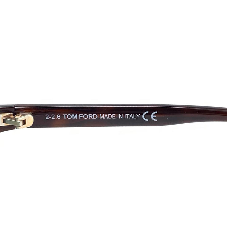 Tom Ford Elliot Square Sunglasses TF335 Dark Havana Designer Consignment From Runway With Love