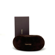 Tom Ford Elliot Square Sunglasses TF335 Dark Havana Designer Consignment From Runway With Love