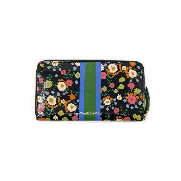 Tory Burch Floral Continental Wallet Strip Consignment Shop From Runway With Love