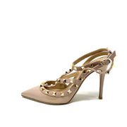 Valentino Rockstud Patent Leather Pumps - Size 36.5