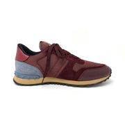 Mens Valentino Rockrunner Sneakers Red Blue Designer Consignment From Runway With Love