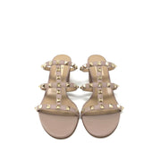 Valentino Rockstud Caged Slide Sandals Designer Consignment From Runway With Love