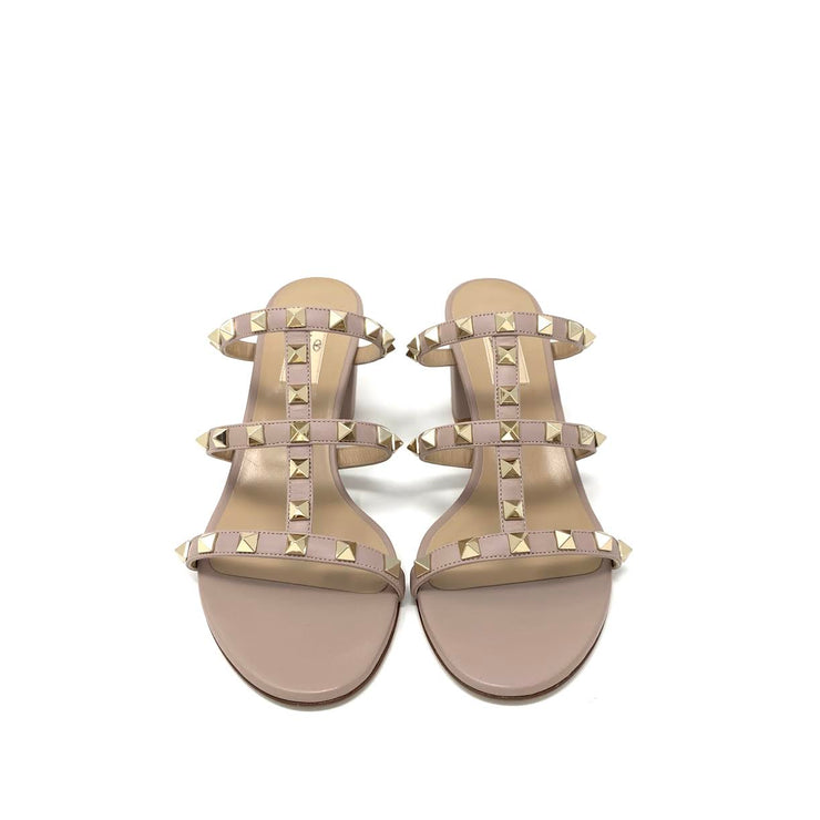 Valentino Rockstud Caged Slide Sandals w Tags Size 38