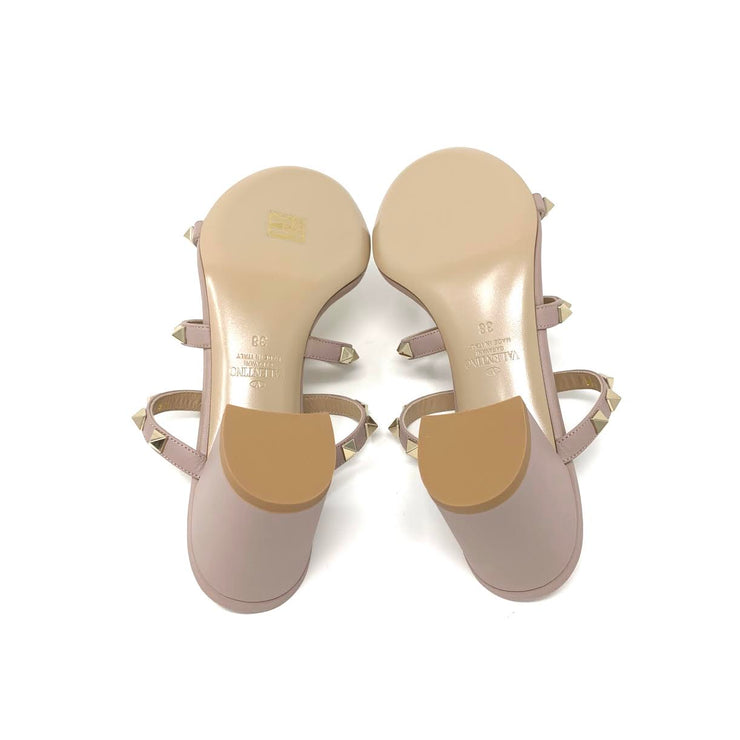 Valentino Rockstud Caged Slide Sandals w Tags Size 38