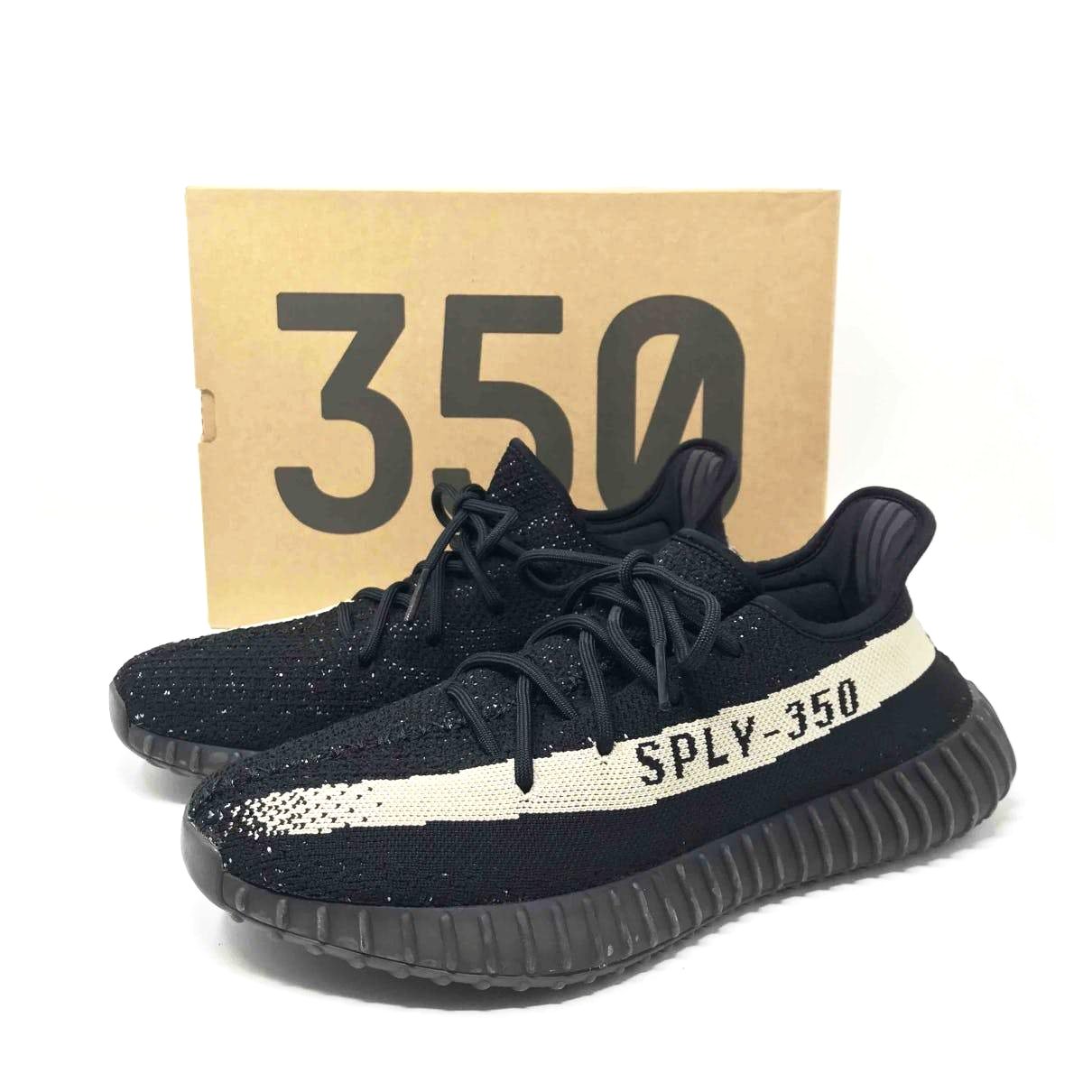 Yeezy X Adidas Boost Sneakers in Black - Size 10.5