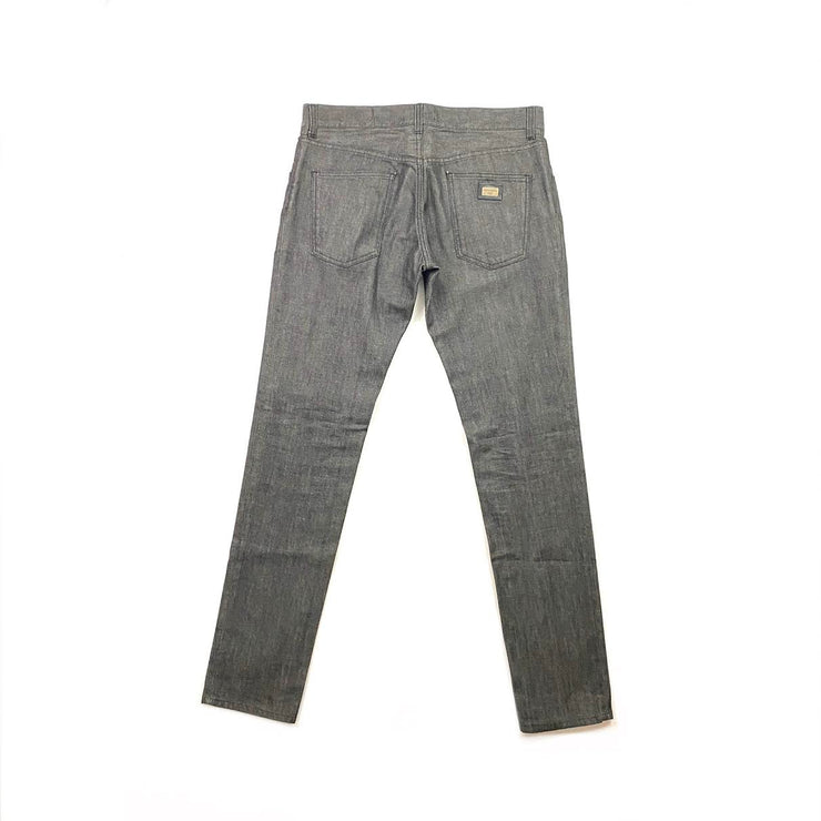 Dolce & Gabbana Black Straight Leg Jeans - Size 48