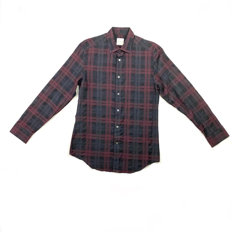Paul Smith Plaid Button Down Shirt Consignment Shop From Runway With Love